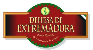 Etiqueta de la denominación de origen Dehesa de Extremadura